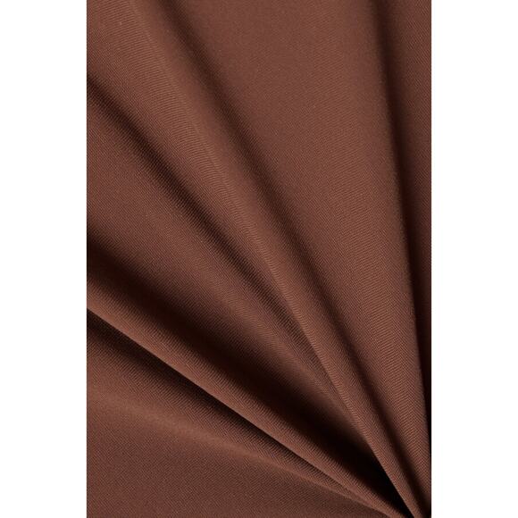 Tory Burch Miller Plunge One Piece Logo Belted Swimsuit - Picture 3 of 10